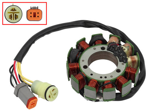 Sno-X Stator, Ski-Doo 600/700/800 - Tändstift - D465018 - 1