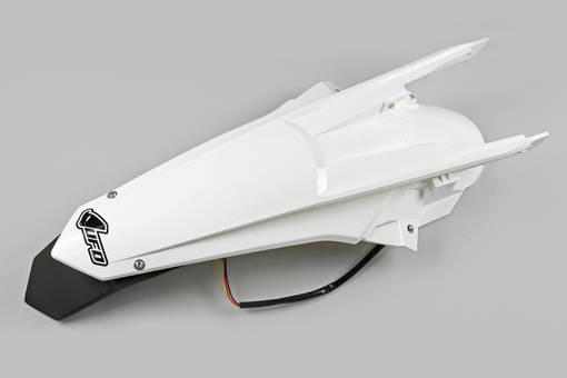 UFO Bakskärm Enduro LED EXC/EXC-F 150-500 2017-19 Vit 047 - Stänk- & kedjeskydd - D386318 - 1