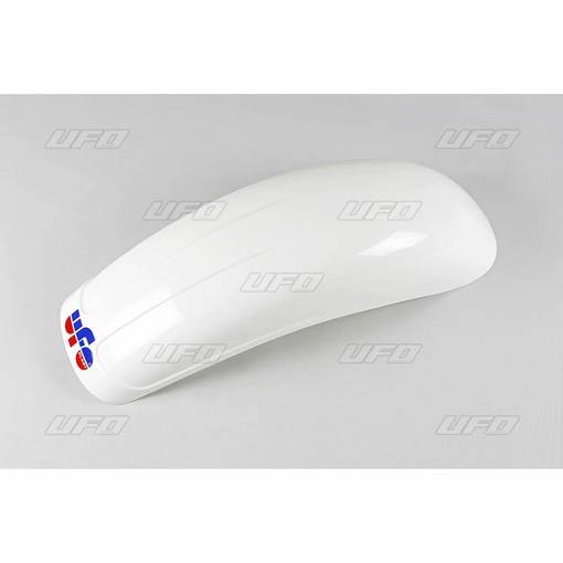 UFO Bakskärm veteran MX250-500 75-83 Vit - Stänk- & kedjeskydd - D33528 - 1