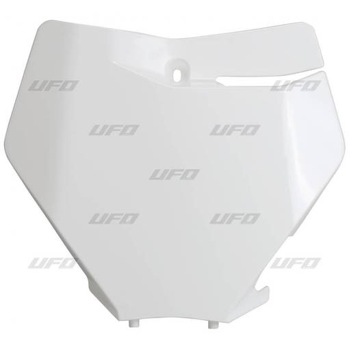 UFO Nummerplåt KTM125-450 SX/SXF 2019-22 Vit 047 - Nummerplåtar - D366788 - 1