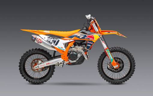 Yoshimura Full System Exhaust Ktm/Husqvarna SX-F/FC450 RS-12 Sign. FS/SS/SS/CF - Komplett avgassystem - D435628 - 1