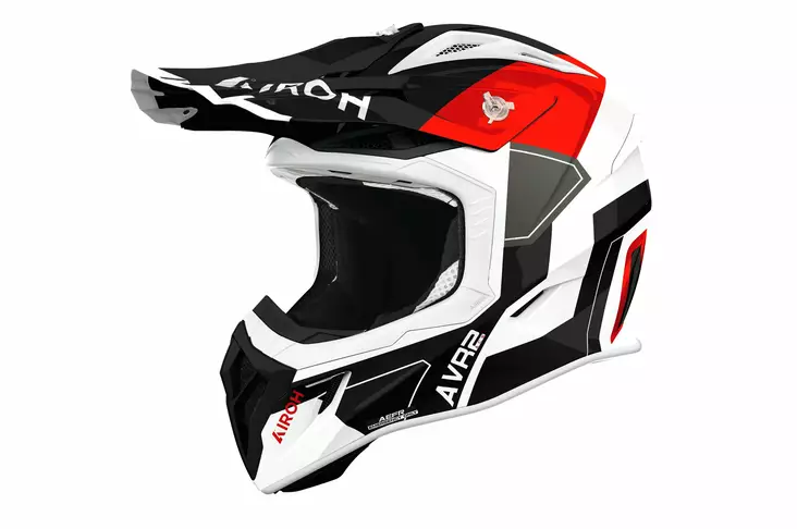 Airoh Hjälm Aviator Ace 2 Shield Röd glansig - Skoterhjälmar - D503098 - 1