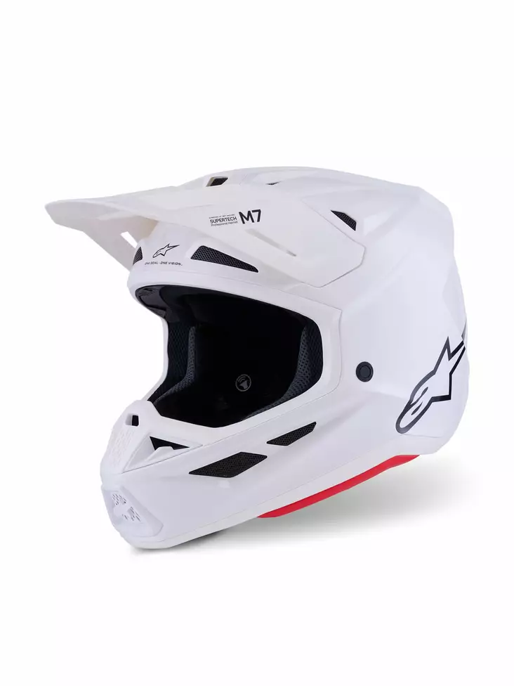Alpinestars Hjälm S-M7 Vit - Skoterhjälmar - D494048 - 1