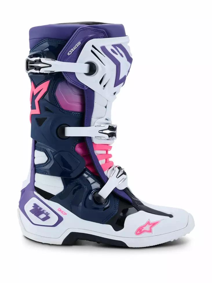 Alpinestars Stövel Tech 10 Vit/Violet/Fluo Rosa - Stövlar Offroad - D494008 - 1