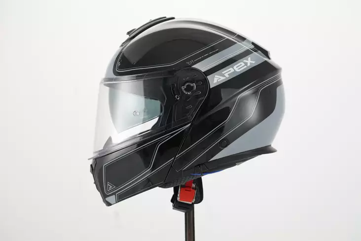 APEX Hjälm MT300 Sydney svart/silver - Skoterhjälmar - D488378 - 1