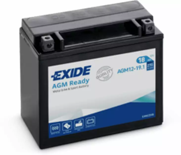 Exide batteri AGM12-19.1 - Batteri & Laddning - D528768 - 1