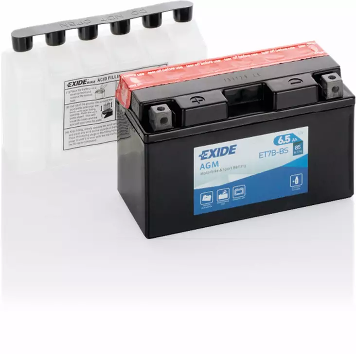 Exide batteri ET7B-BS - Batteri & Laddning - D528778 - 1