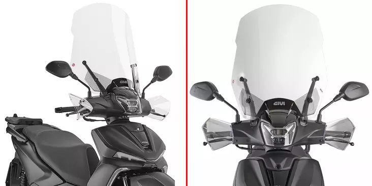 Givi Transparent Screen Voge Sr16 125-200 (25-26) - Vindskydd - D530738 - 1