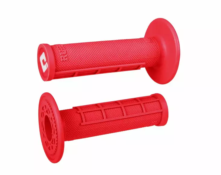 ODI Glue-On Grip Half-Waffle MX Single-Ply (Ruffian) Red - Handtag - D490238 - 1