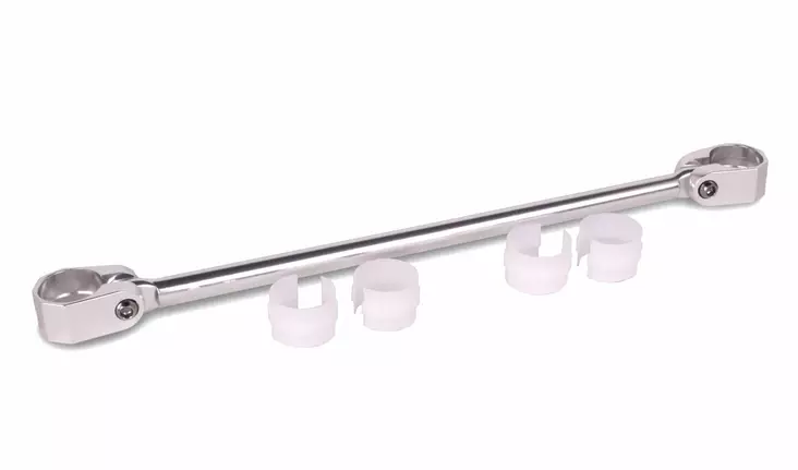 ODI V-TWIN Crossbar with Clamps - Silver - Handtag - D490518 - 1