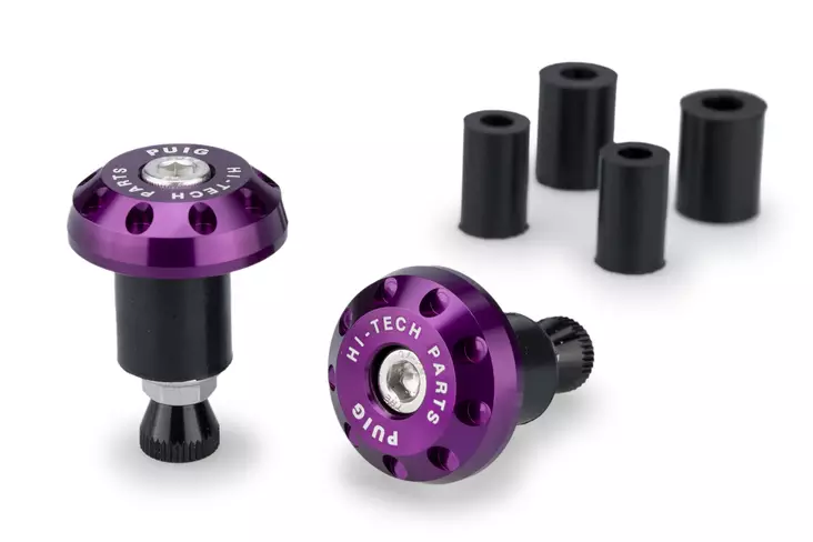 Puig Bar Ends Aluminium Race Universal C/Purple - Styrtillbehör - D520308 - 1