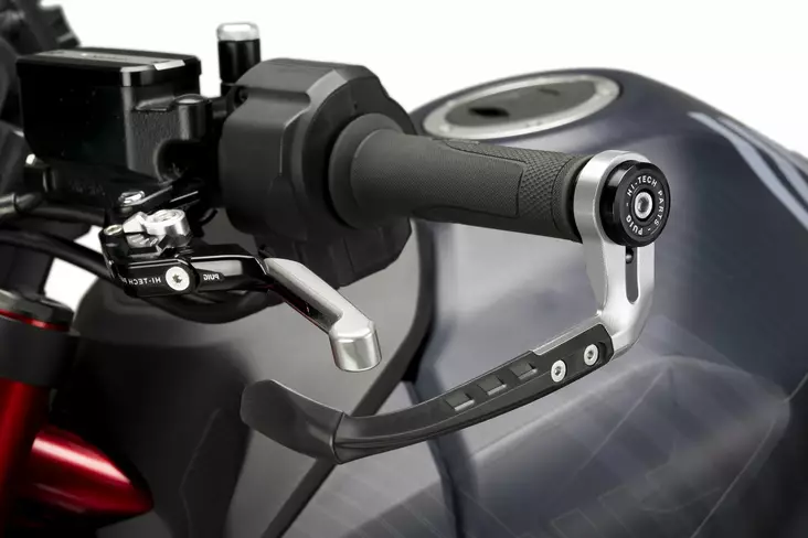 Puig Protector Clutch Lever Raw C/Silver - Handskydd - D491238 - 1