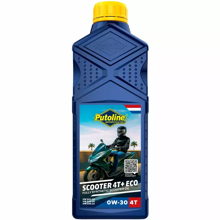 Putoline Scooter 4T+ ECO 0W-30- 1L (12) - Fyrtaktsolja - D526898 - 1