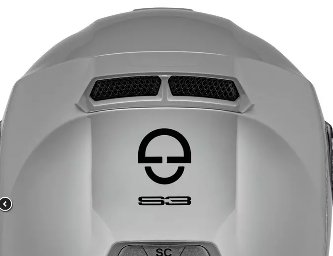 Schuberth spoiler S3 Concrete grey - Visir - D529618 - 1