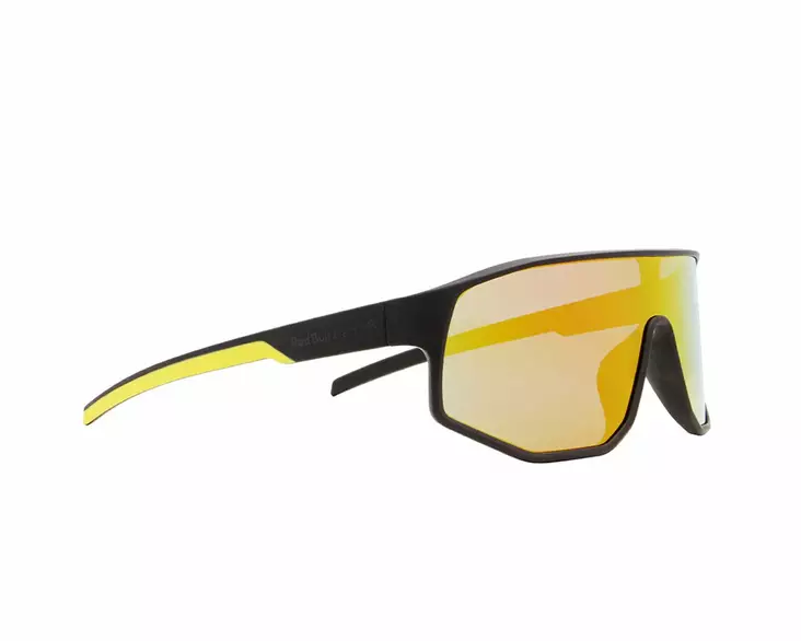 Spect Red Bull Dash Sunglasses Soft Black-Yellow w blue-pink-yellow mirror lens - Solglasögon - D502388 - 1