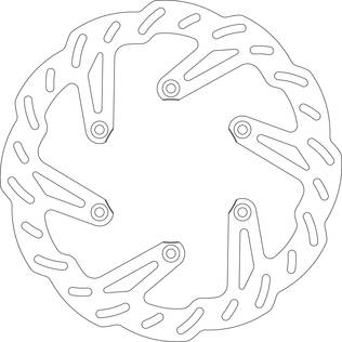 GOLDFREN Bromsskiva Fram GAS alla 97-13 - Bromsskivor - D19389 - 1