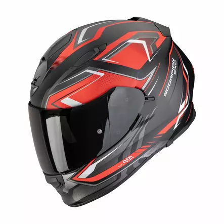 SCORPION Helmet EXO-491 ZUMO Matt Black-Red - Skoterhjälmar - D515039 - 1
