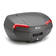 Givi TOPCASE 46L BLACK RIVIERA RED REFLEC. - Hårda väskor - D459559 - 1