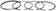 Orbitrade kolvringsats std - Motordelar Inombordare - D75419 - 1