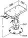 Oscualti Base and column + seat support height 340/470 - Bord & Stolar - D331599 - 4