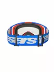 Alpinestars Goggle Vision 8 WORDMARK Dubbelglas Blå/Orange/Klart - Goggles Onroad - D480729 - 3