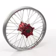 Haan wheel Haan wheel CR 250 / CRF450 02-12 19-2,15 RED HUB/SILVER RIM - Kompletta hjul - D503939 - 1