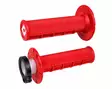 ODI Half-Waffle MX Lock-On Grip Set Red - Handtag - D490179 - 1