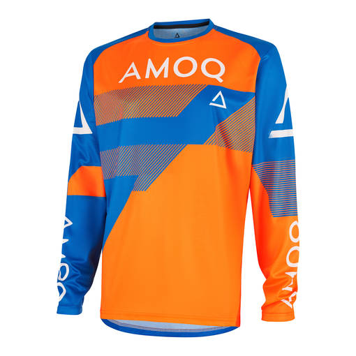 AMOQ Ascent Strive V2 Crosströja Orange-Blå - Tröjor Offroad - D471289 - 1