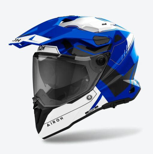 Airoh Hjälm Commander 2 Reveal Blå Gloss - Skoterhjälmar - D474459 - 1