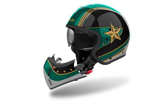 Airoh Hjälm J 110 Command Mint Green Gloss - Skoterhjälmar - D474009 - 1