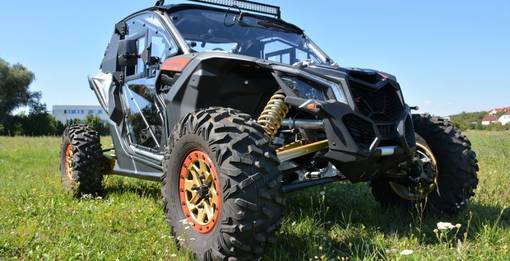 DFK Komplett värmehytt med torkare/spolning Can-Am Maverick X3 2018- - Ram- & chassidelar - D418259 - 1
