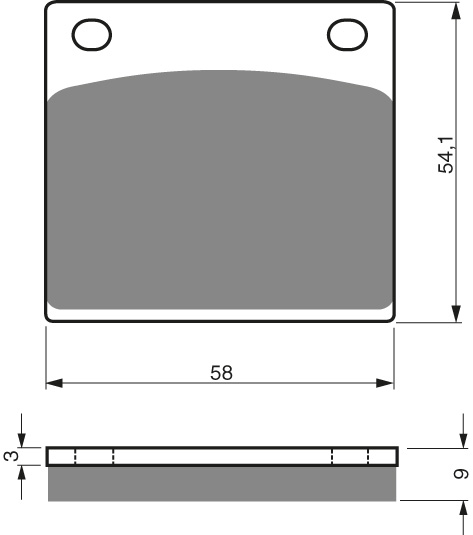 GOLDFREN Bromsbelägg 076 Ceramic carbon AD - Bromsbelägg - D26479 - 1