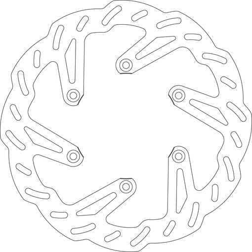 GOLDFREN Bromsskiva Fram GAS alla 97-13 - Bromsskivor - D19389 - 1