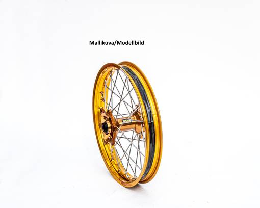 Haan wheel RMZ 450 05-16 19-2,15 MAGNESIUM HUB/GOLD RIM - Kompletta hjul - D104119 - 1