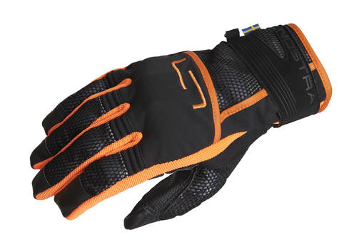 Lindstrands Handske Nyhusen Svart/orange - Handskar Onroad - D354649 - 1