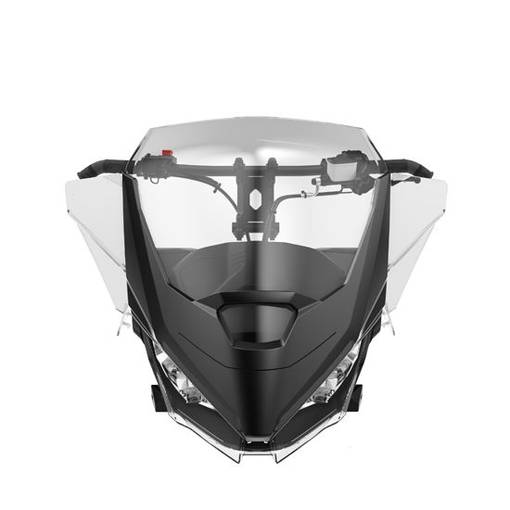 Medelhög vindruta, med integrerade sidovindavvisare - Vindrutor - 30259 - 1