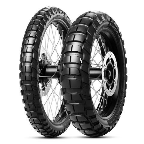 Metzeler Karoo 4 100/90 - 19 M/C 57S M+S TL Fr - Adventure-Enduro - D446629 - 1