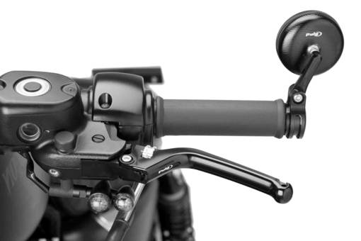 Puig Clutch Lever Custom Black Select. C/Silver - Broms- & Kopplingshandtag - D187079 - 1