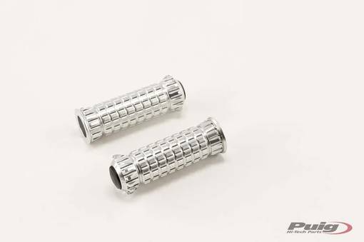 Puig Footpegs R-Fighter Piloto Rig/Left C/Silver - Fotpinnar - D185879 - 1