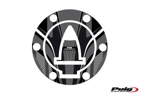 Puig Fuel Cap Cover Mod. Radical Ducati C/Grey - Dekaler - D185179 - 1
