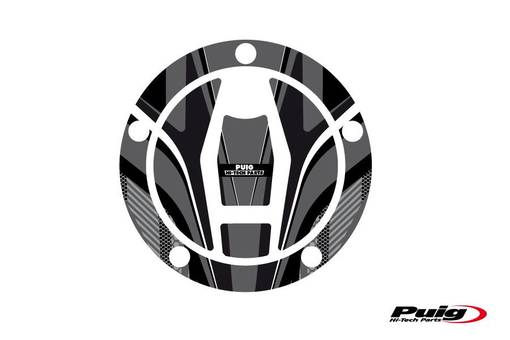 Puig Fuel Cap Cover Mod. Radical Kawasaki C/Grey - Dekaler - D185749 - 1