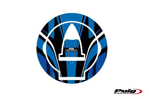 Puig Fuel Cap Cover Radical Ducati C/Blue - Dekaler - D183259 - 1