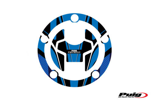 Puig Fuel Cap Cover Radikal Suzuki C/Blue - Dekaler - D187029 - 1