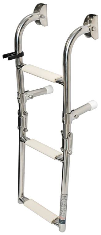 S.S transom ladder 3 steps - Stegar - D210699 - 1