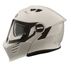 SIMPSON Hjälm Darksome 06 solid white - Skoterhjälmar - D471599 - 1