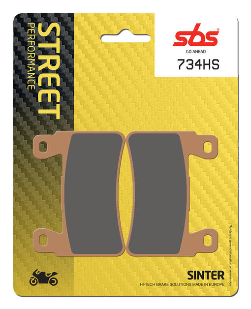 Sbs Bromsklossats Sintered - Bromsbelägg - D107009 - 1