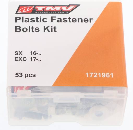 TMV Plastic fast. bolt kit SX/F 16-.. EXC 17-.. (53Pcs) - Bultar & Bultserier - D434279 - 1