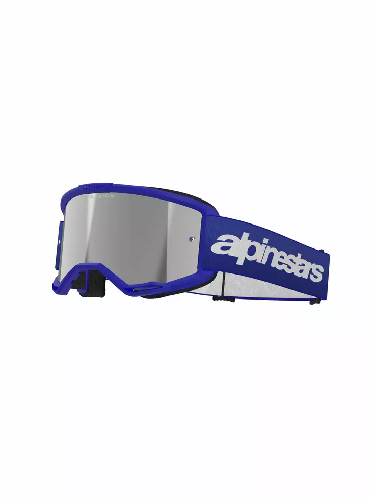 Alpinestars Goggle Vision 3 WORDMARK Blå/Spegel Silver - Goggles Onroad - D480739 - 1