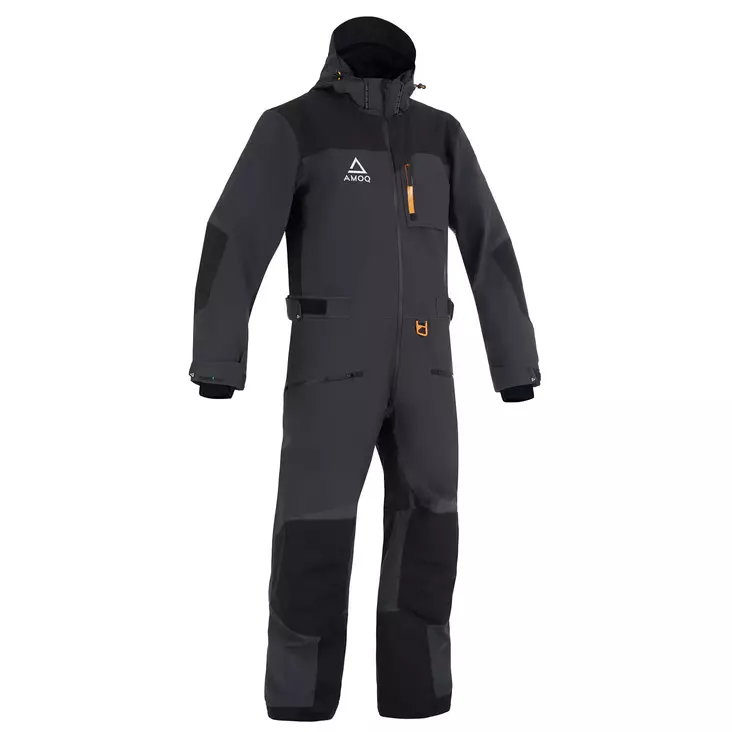 AMOQ Rocket V3 Overall Mörkgrå/Svart/Gul - Skoteroveraller - D500389 - 1