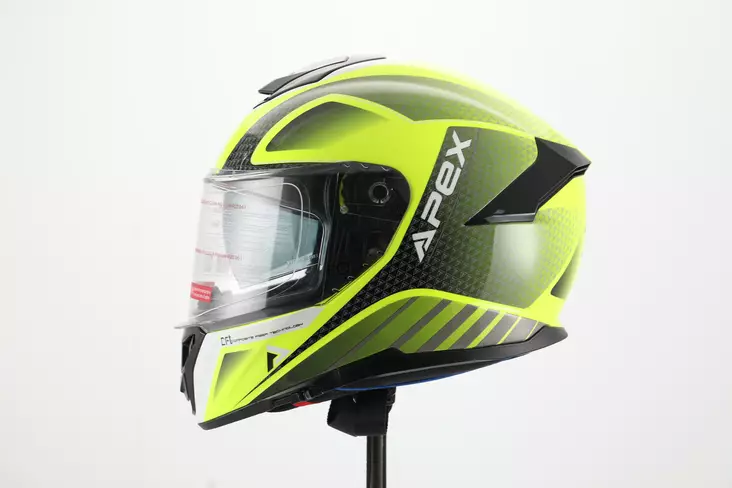 APEX Hjälm FT300 New York gul/svart - Skoterhjälmar - D488369 - 1